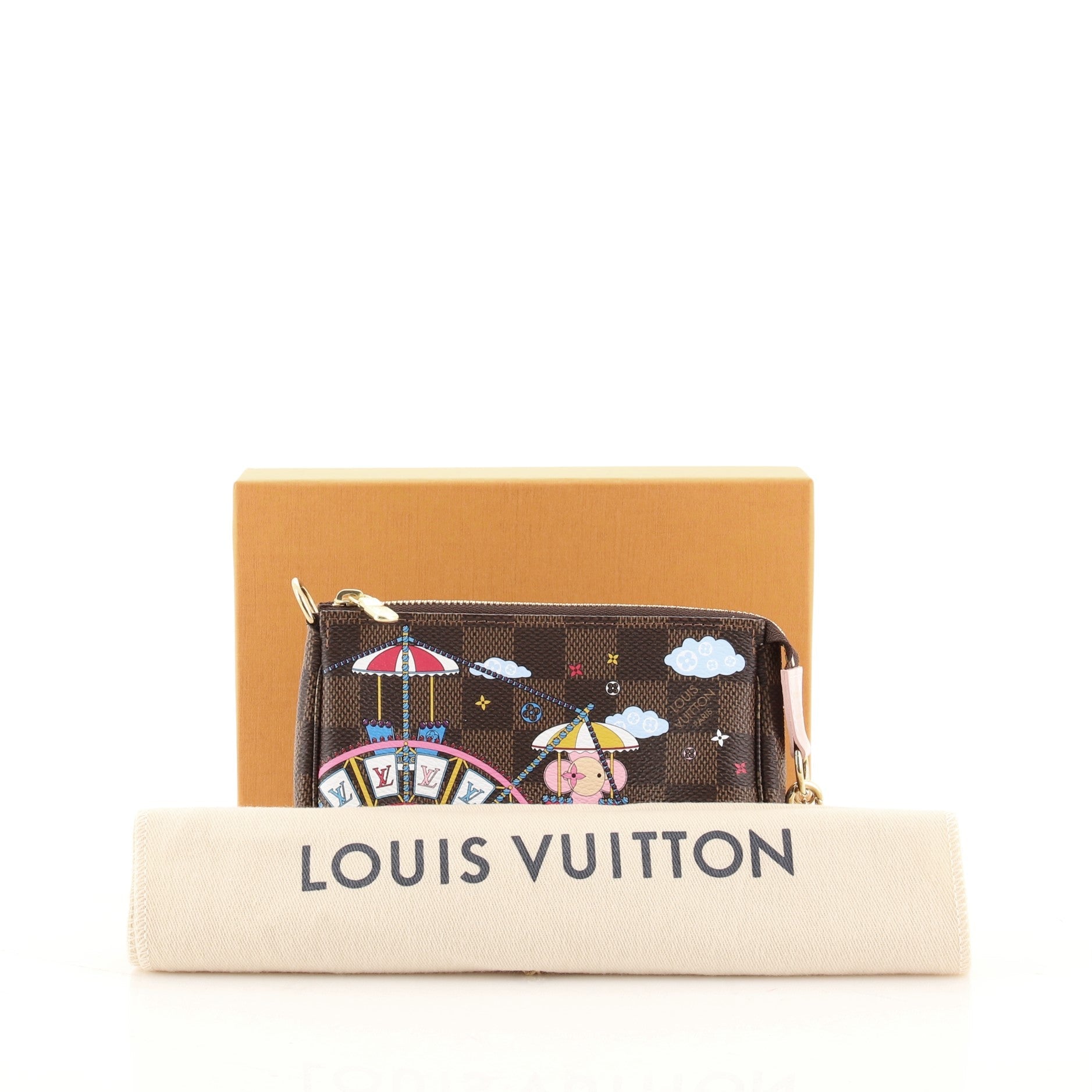Pochette Accessoires Limited Edition Vivienne Xmas Damier Mini