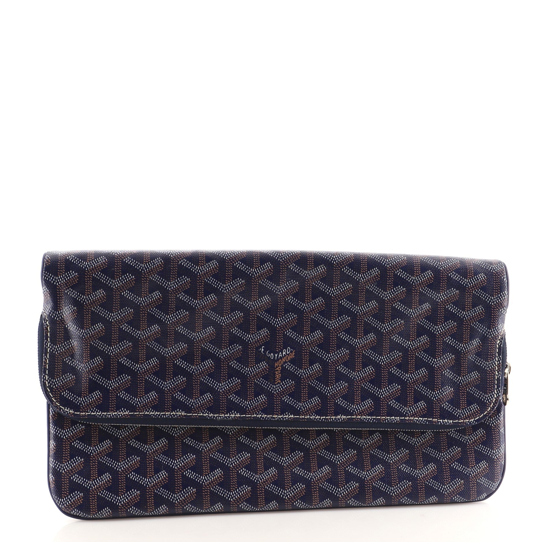Saint Marie Clutch Coated Canvas
