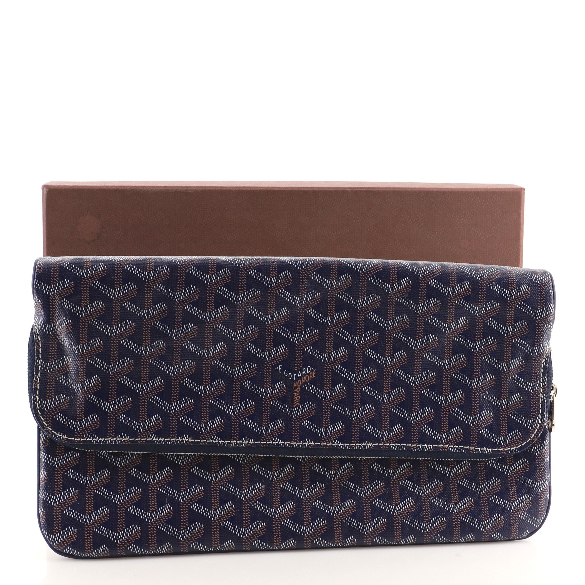 Saint Marie Clutch Coated Canvas