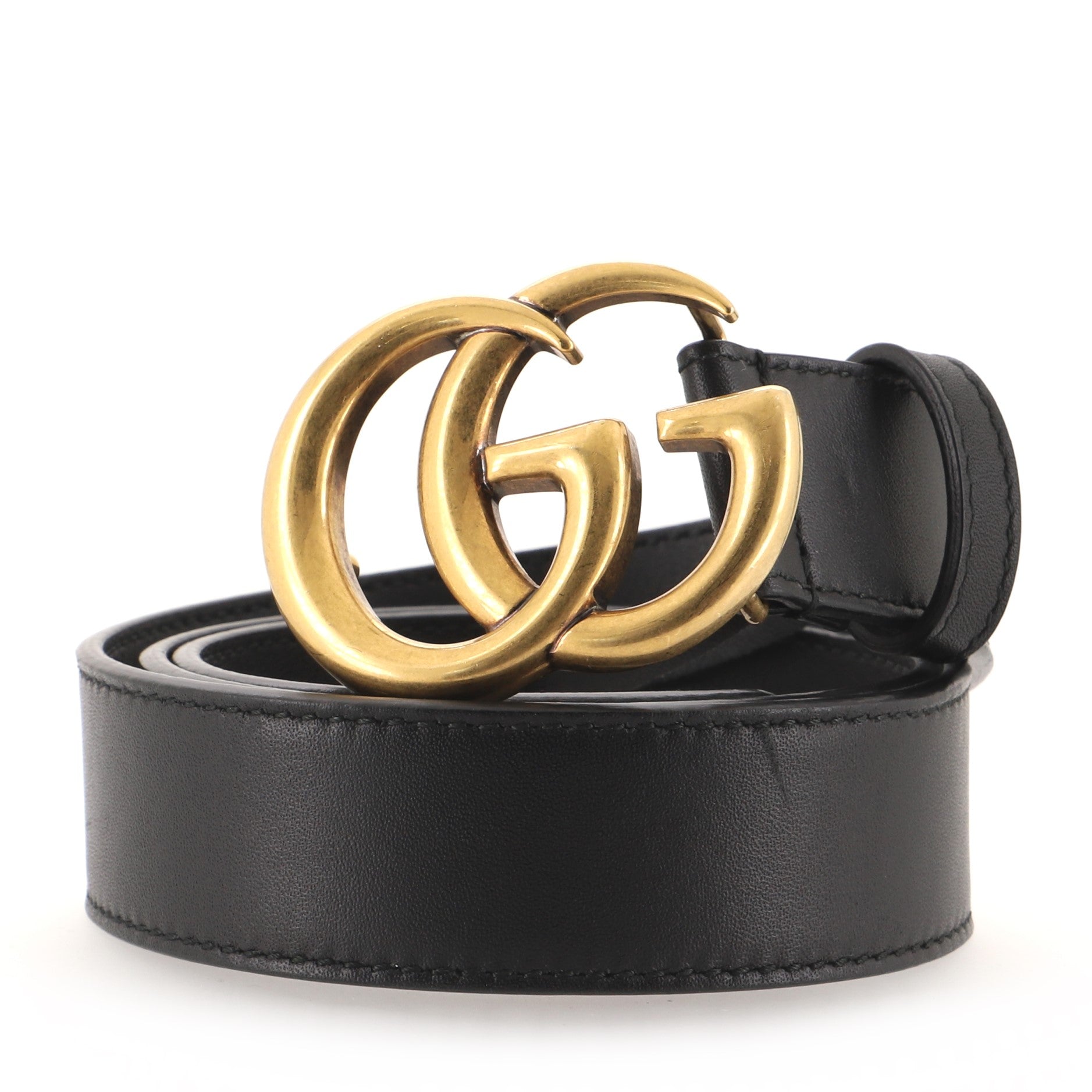 GG Marmont Belt Leather Medium 75