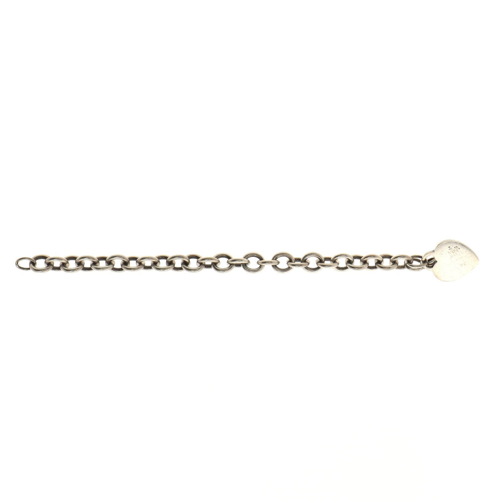 Heart Tag Bracelet Sterling Silver