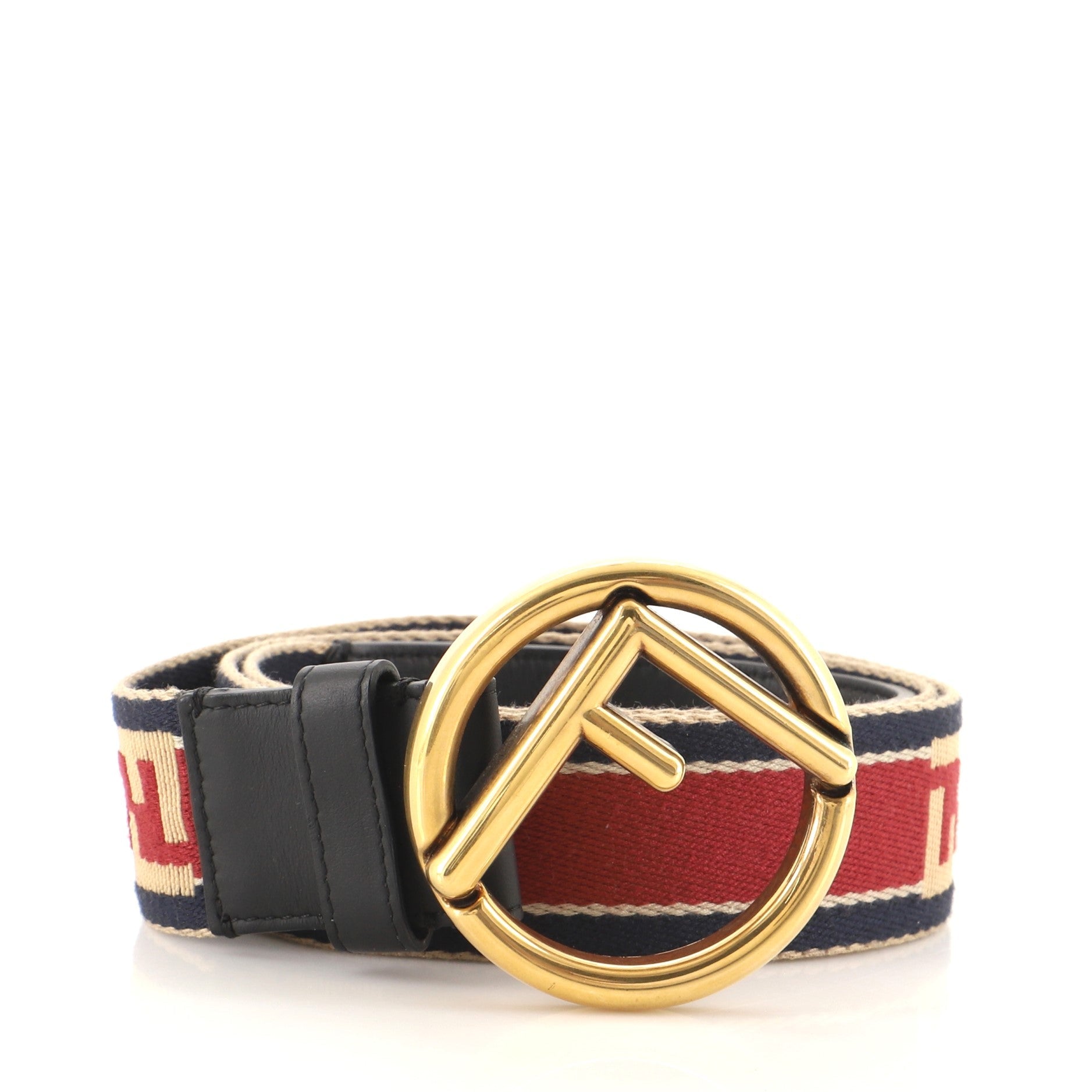 F is Fendi Belt Canvas Wide 100