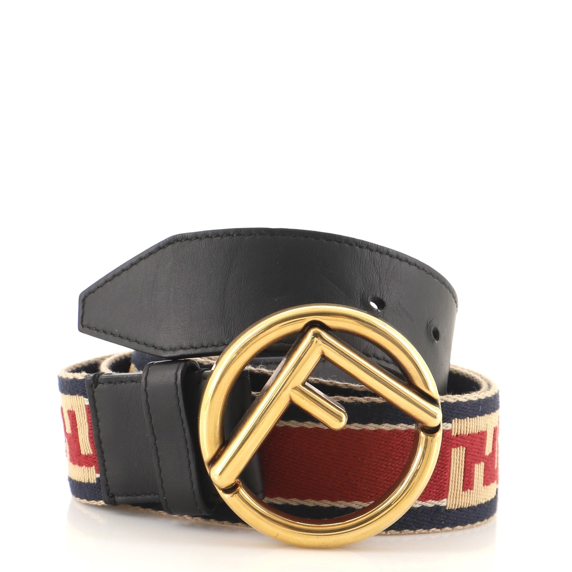 F is Fendi Belt Canvas Wide 100