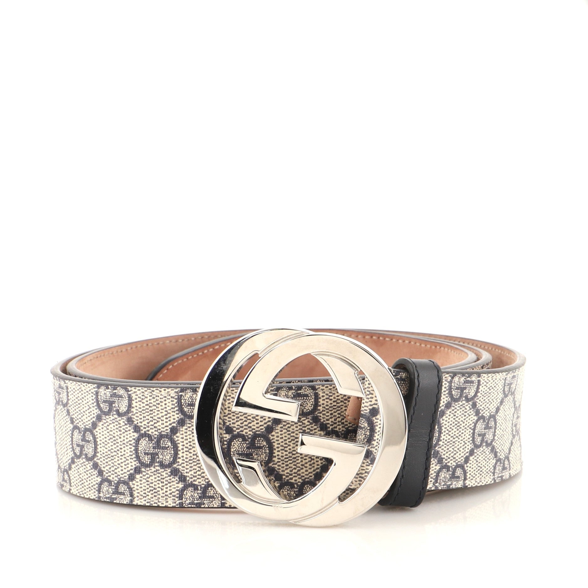 Interlocking G Belt GG Coated Canvas Wide 110