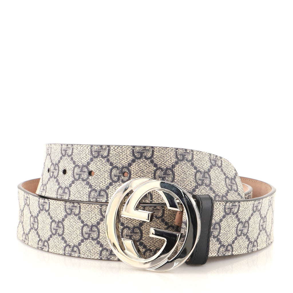 Interlocking G Belt GG Coated Canvas Wide 110