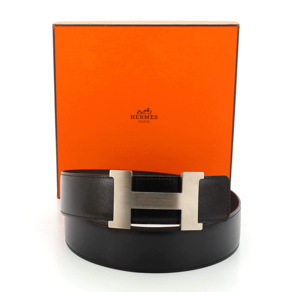 Constance Reversible Belt Leather Wide 80