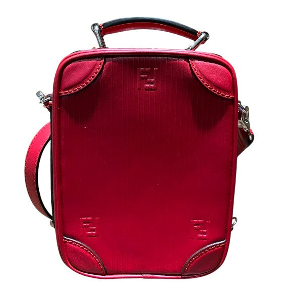 Fendi Zucchino Leather 2way Shoulder Bag