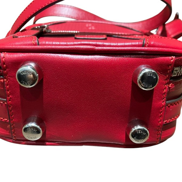 Fendi Zucchino Leather 2way Shoulder Bag