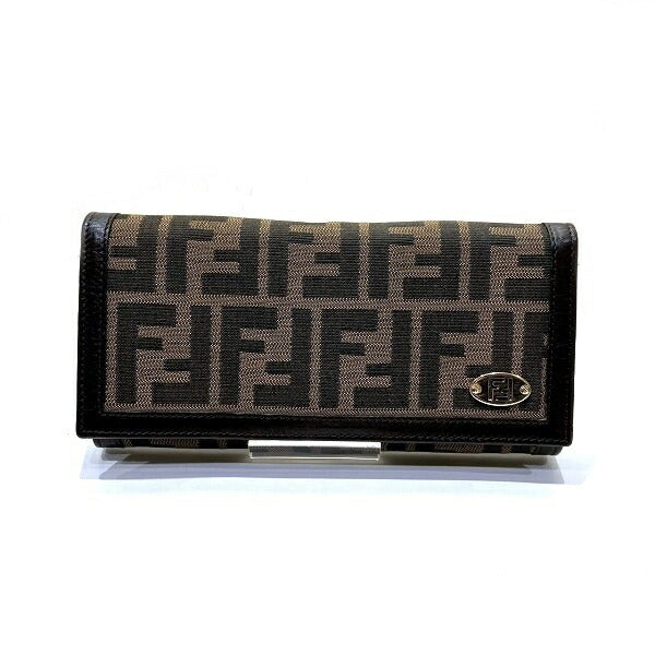 Fendi Zucca Canvas Long Wallet