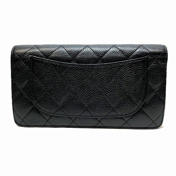 Chanel Matelasse Caviar Skin Long Wallet