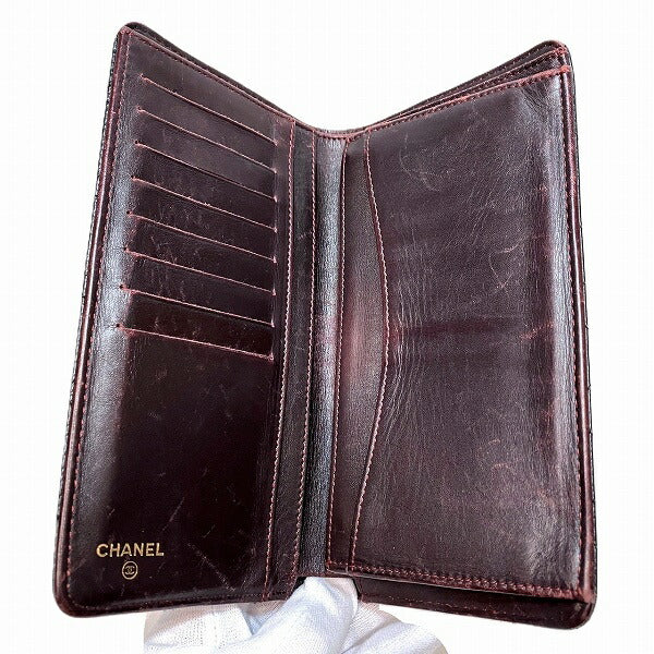Chanel Matelasse Caviar Skin Long Wallet