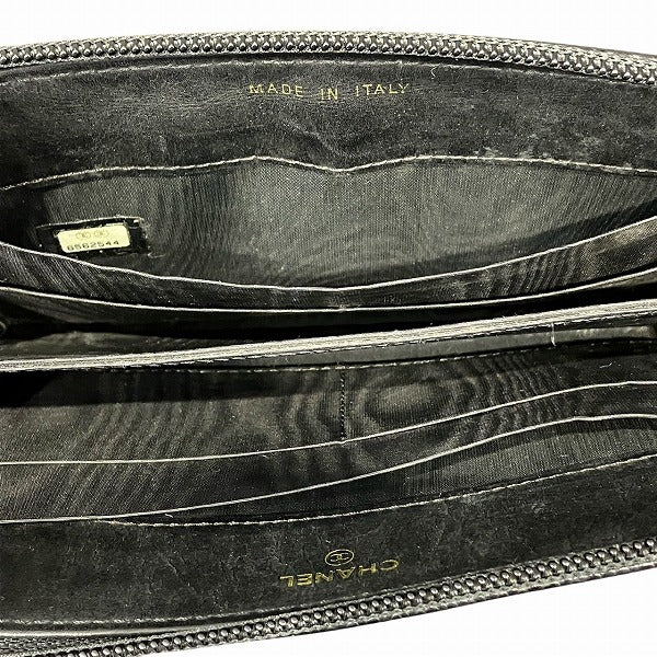 Chanel Coco Mark Caviar Skin Long Wallet