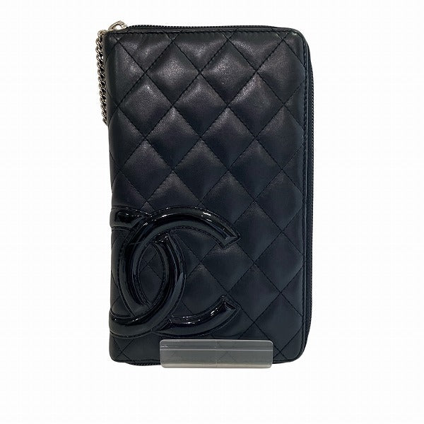 Chanel Cambon Organizer Lambskin Long Wallet