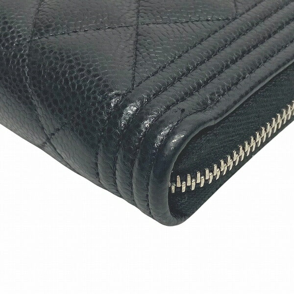 Chanel Boy CHANEL Caviar Coin Case