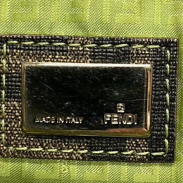 Fendi Zucca Coated Canvas Handbag