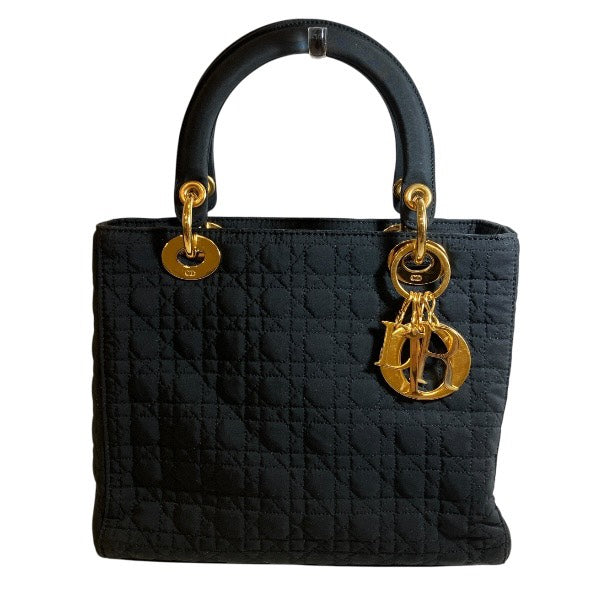 Dior Lady Dior Canvas Handbag