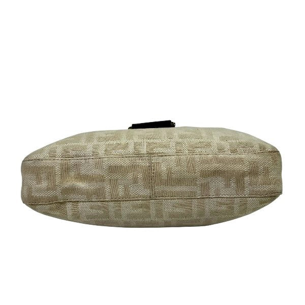 Fendi Mamma Baguette Canvas Shoulder Bag