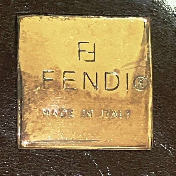 Fendi Mamma Baguette Canvas Shoulder Bag
