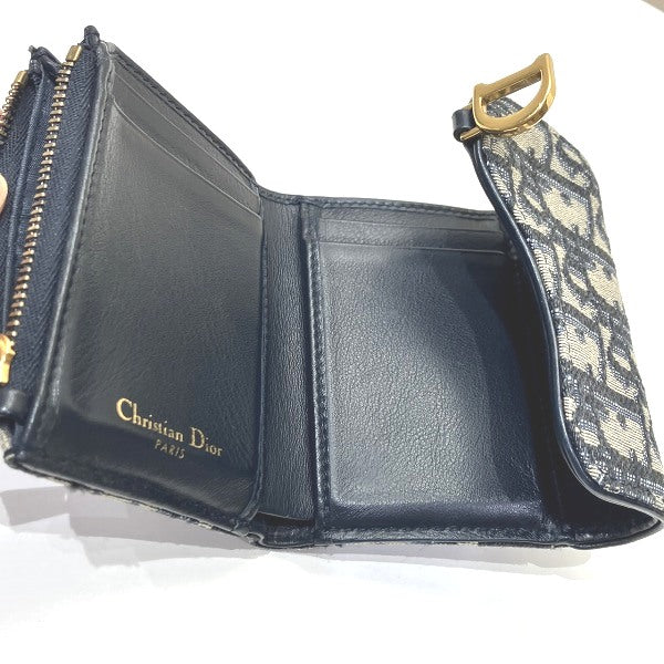 Dior Saddle Trotter Canvas Wallet