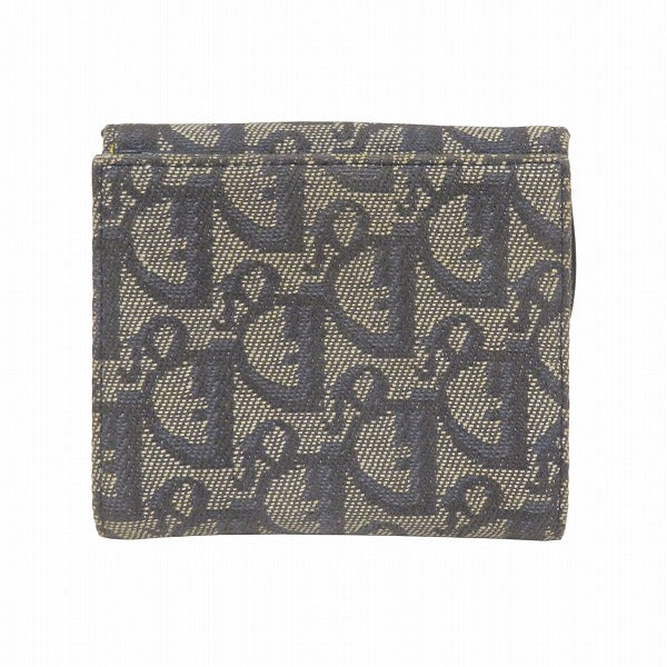 Dior Trotter Saddle Canvas Leather Wallet