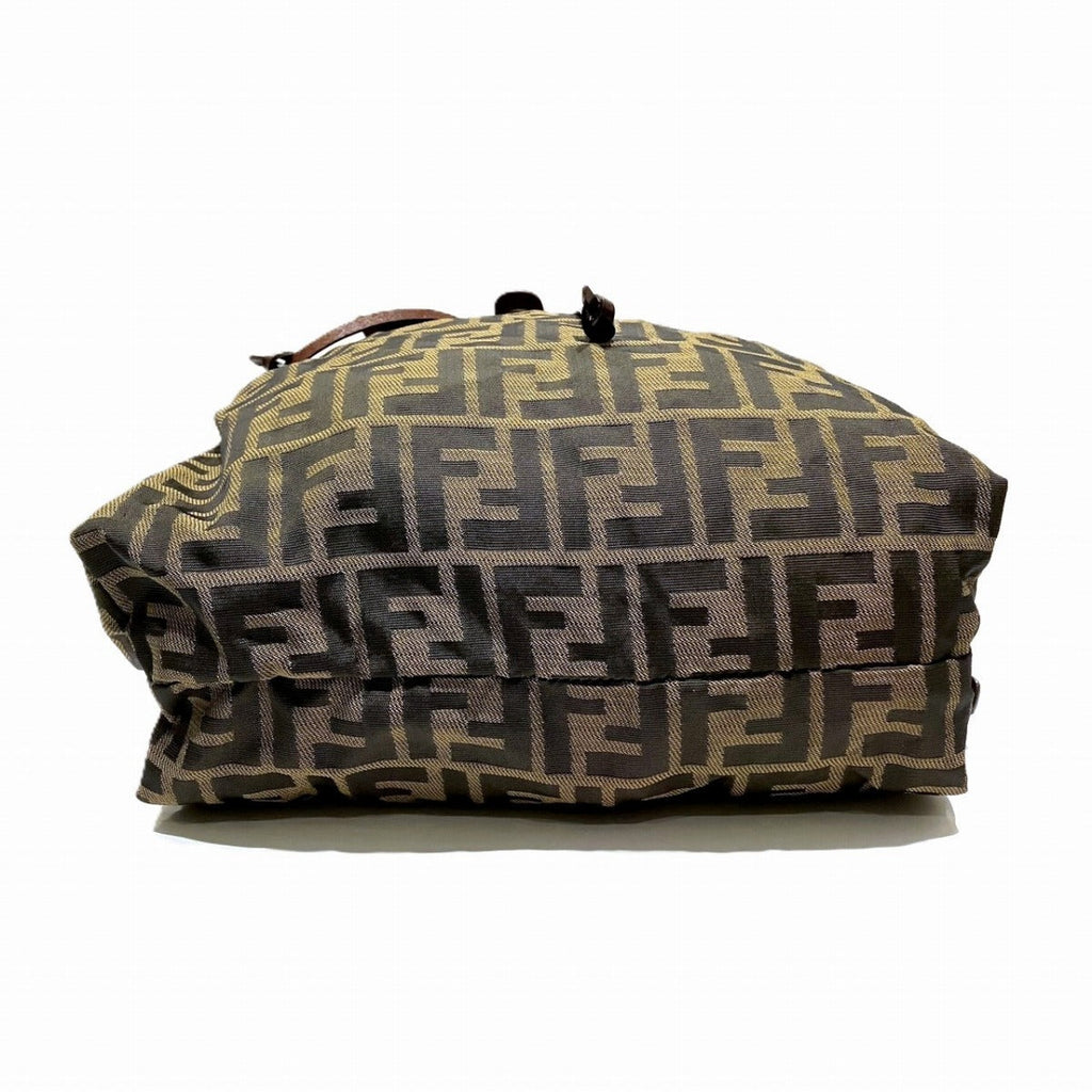 Fendi Canvas Leather Backpack