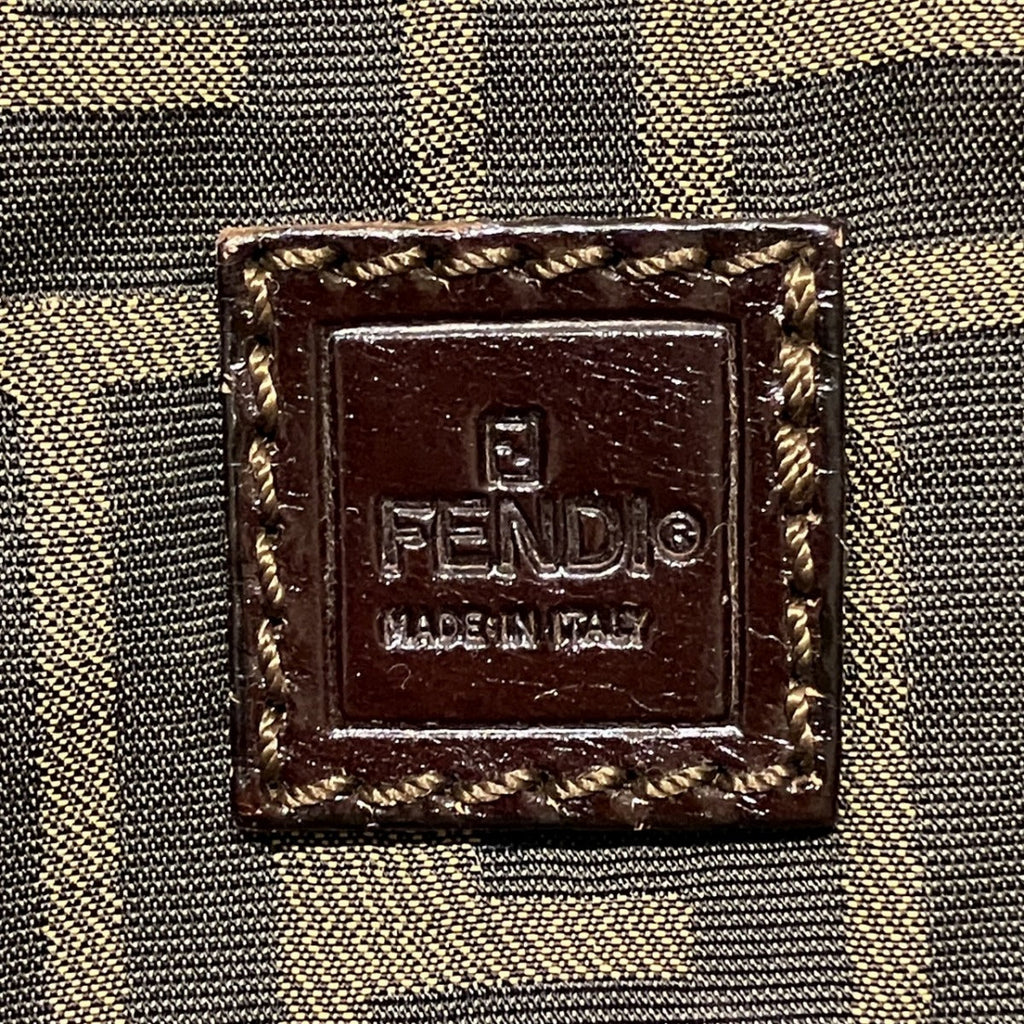 Fendi Canvas Leather Backpack