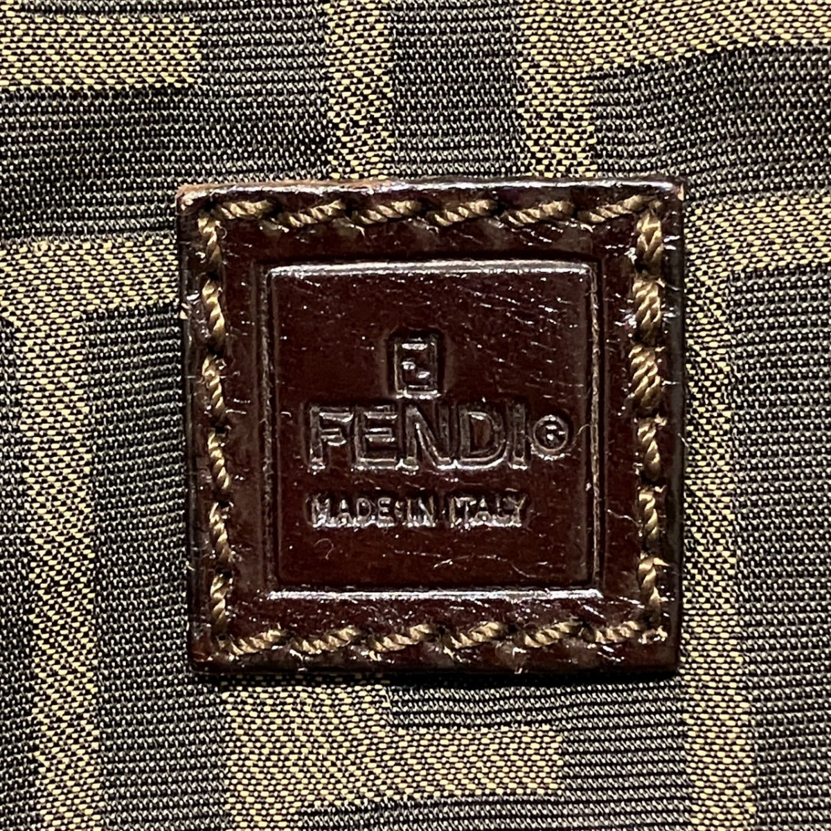 Fendi Canvas Leather Backpack
