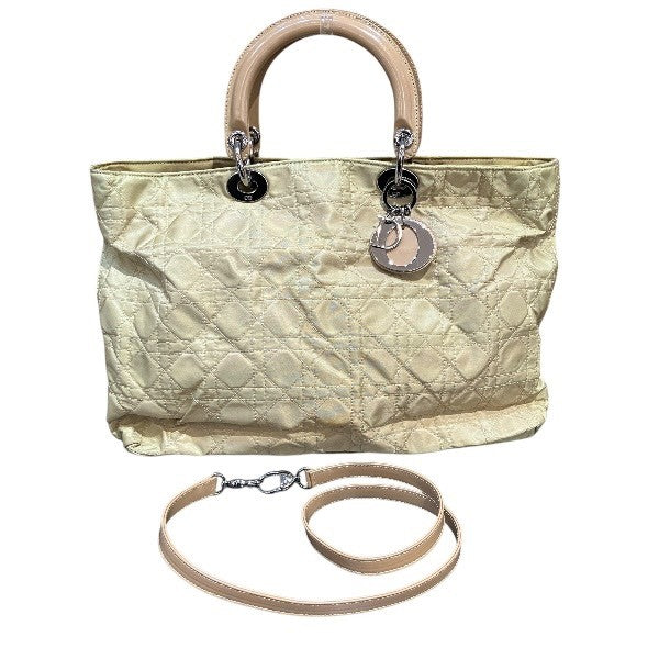 Dior Cannage Nylon Leather 2way Bag