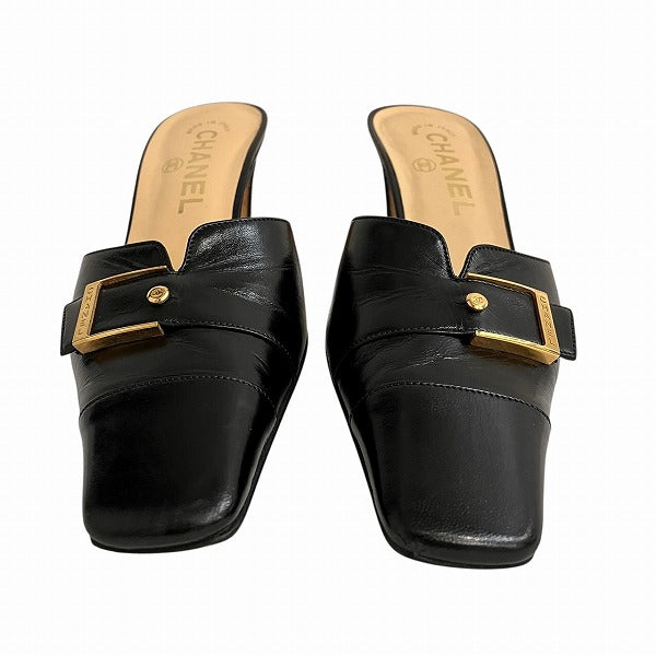 Chanel Leather Mule