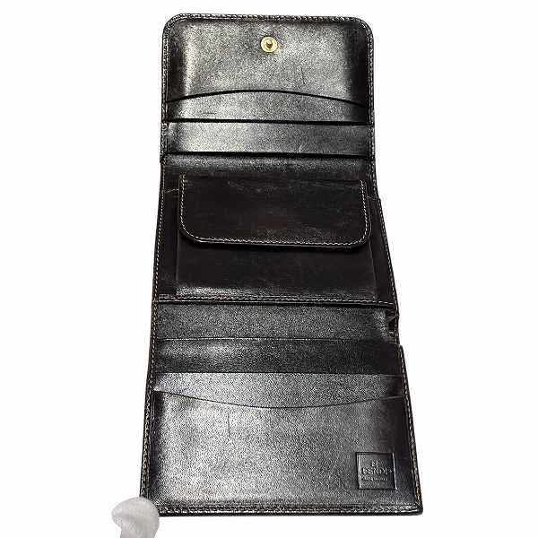 Fendi Zucca Canvas Trifold Wallet