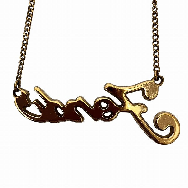 Fendi Logo Rhinestone Necklace