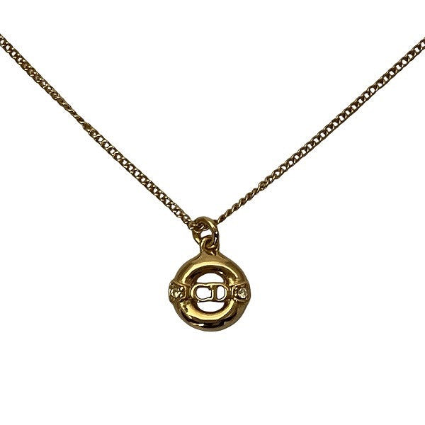 Dior CD Logo Circle Necklace