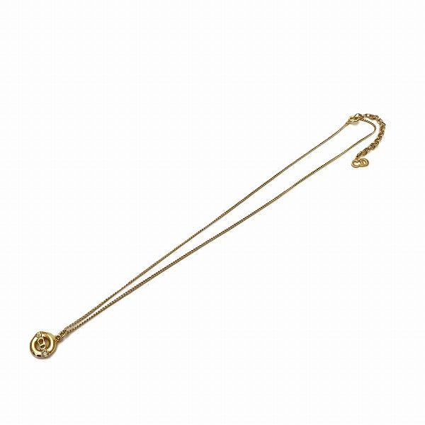 Dior CD Logo Circle Necklace