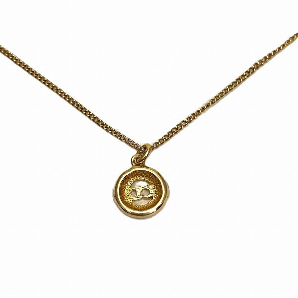 Dior CD Logo Circle Necklace
