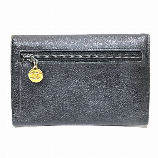 Chanel Coco Mark Caviar Wallet