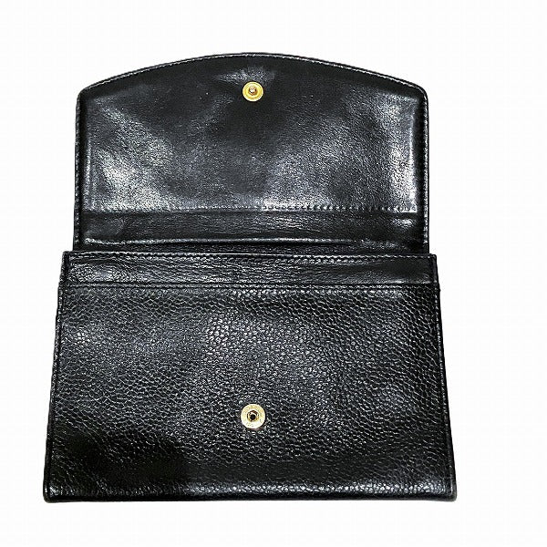 Chanel Coco Mark Caviar Wallet