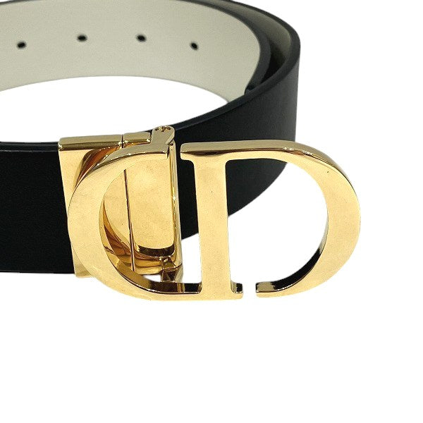 Dior 30 Montaigne CD Buckle Calfskin Brass Belt