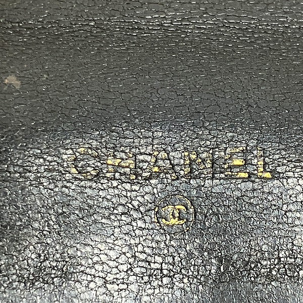 Chanel Coco Mark Leather Long Wallet