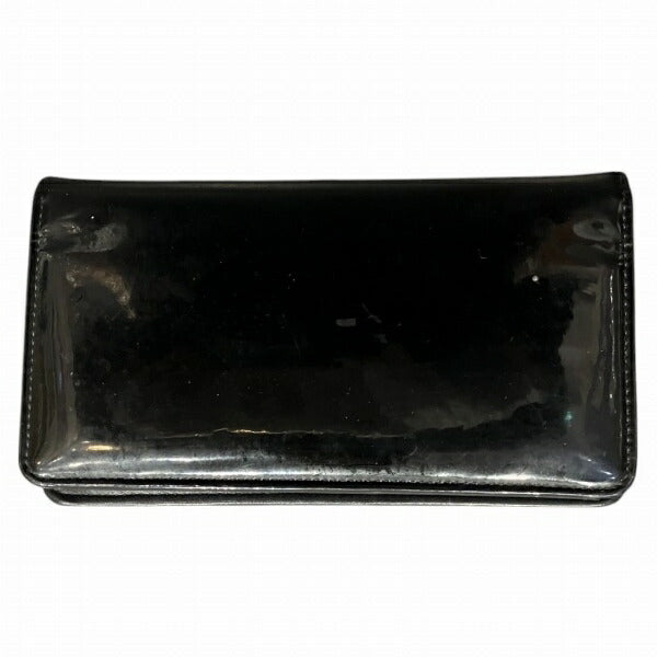 Chanel Coco Mark Enamel Long Wallet