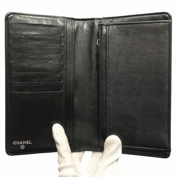 Chanel Coco Mark Enamel Long Wallet