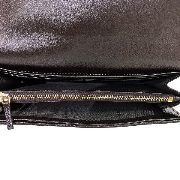 Fendi Zucca Canvas Leather Long Wallet