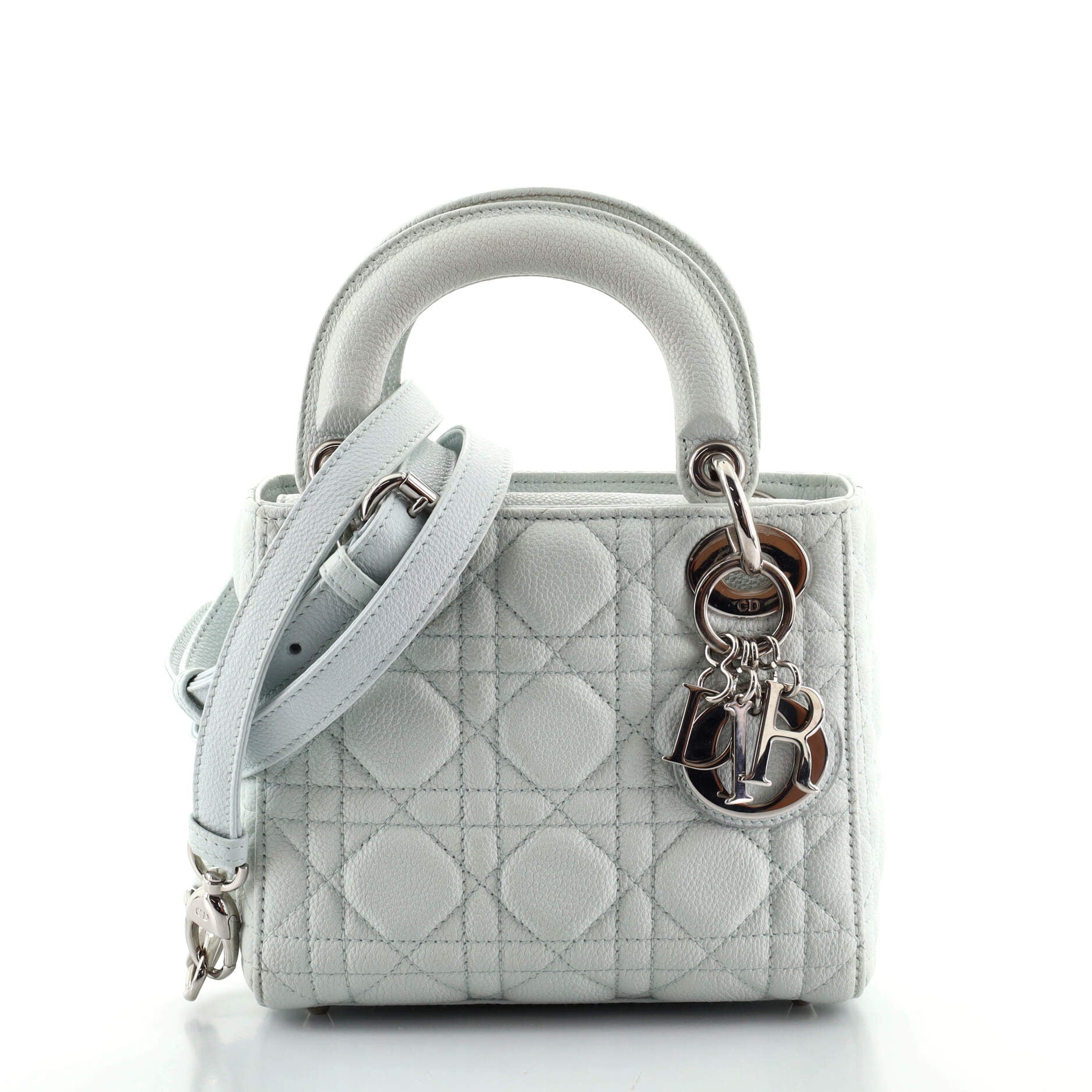 Lady Dior Bag Grained Calfskin Mini