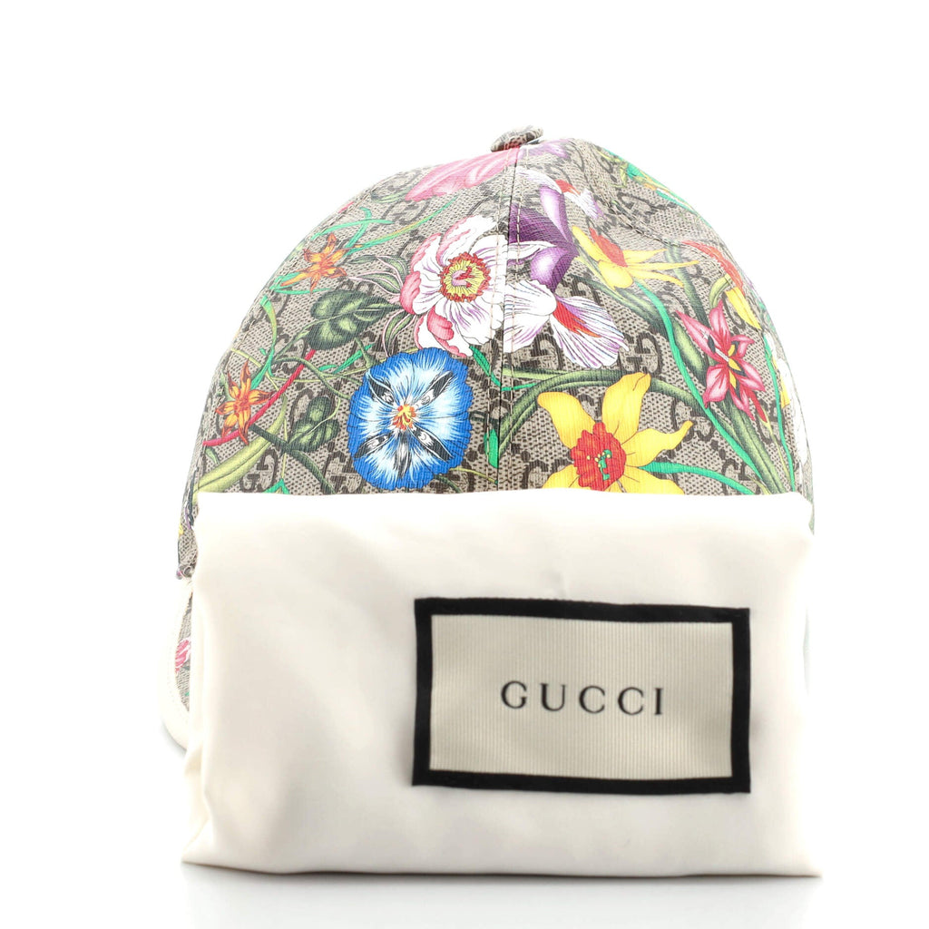 Baseball Cap Flora GG Coated Canvas Medium