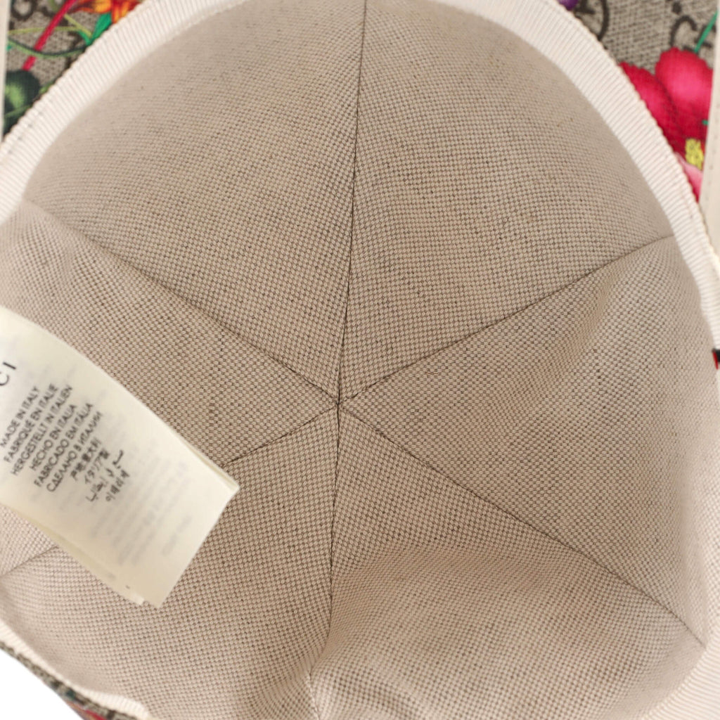 Baseball Cap Flora GG Coated Canvas Medium