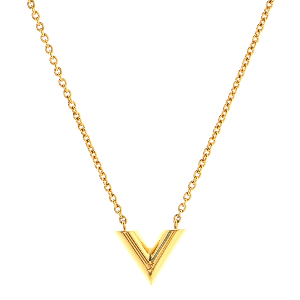Essential V Necklace Metal