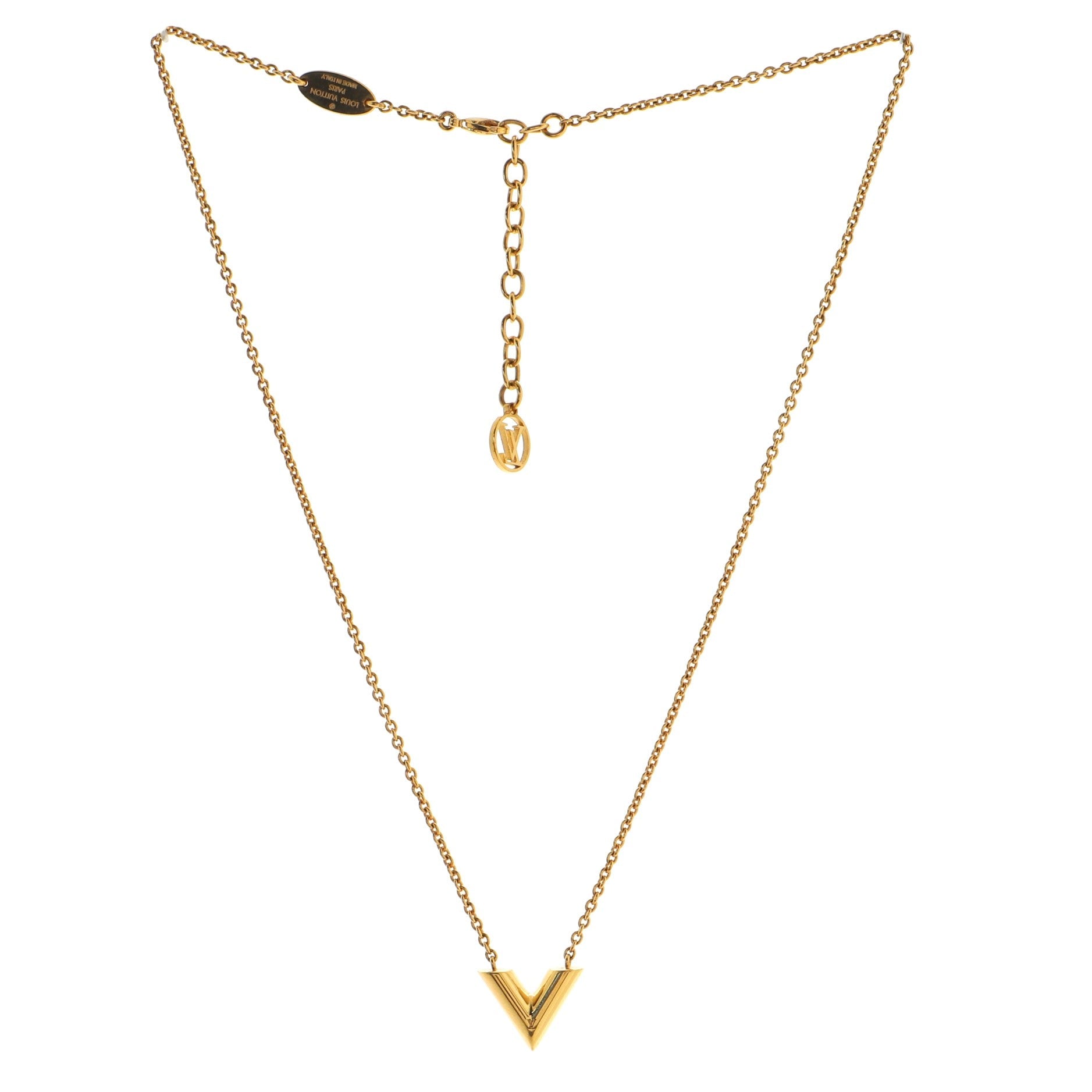 Essential V Necklace Metal