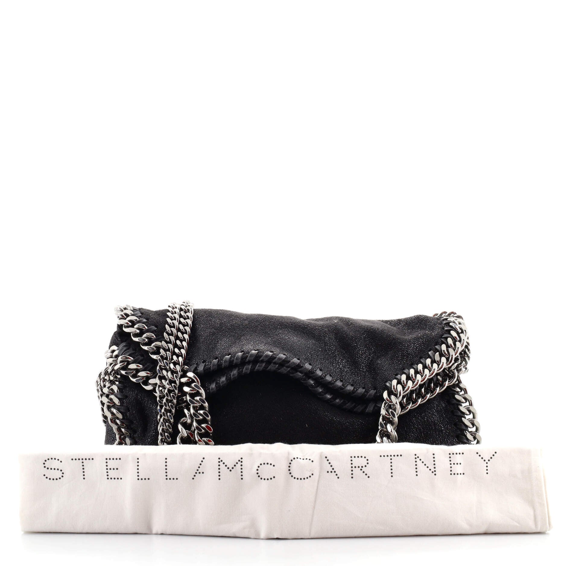 Falabella Fold Over Crossbody Bag Shaggy Deer Mini