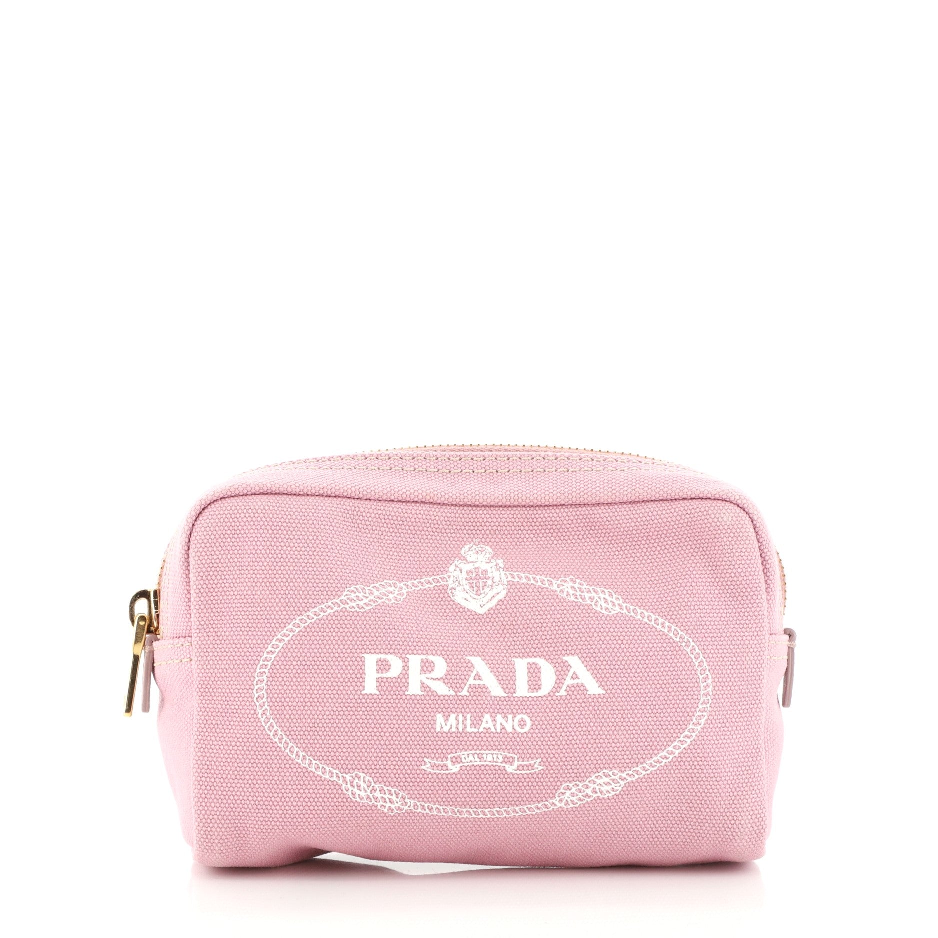 Logo Cosmetic Pouch Canvas Mini