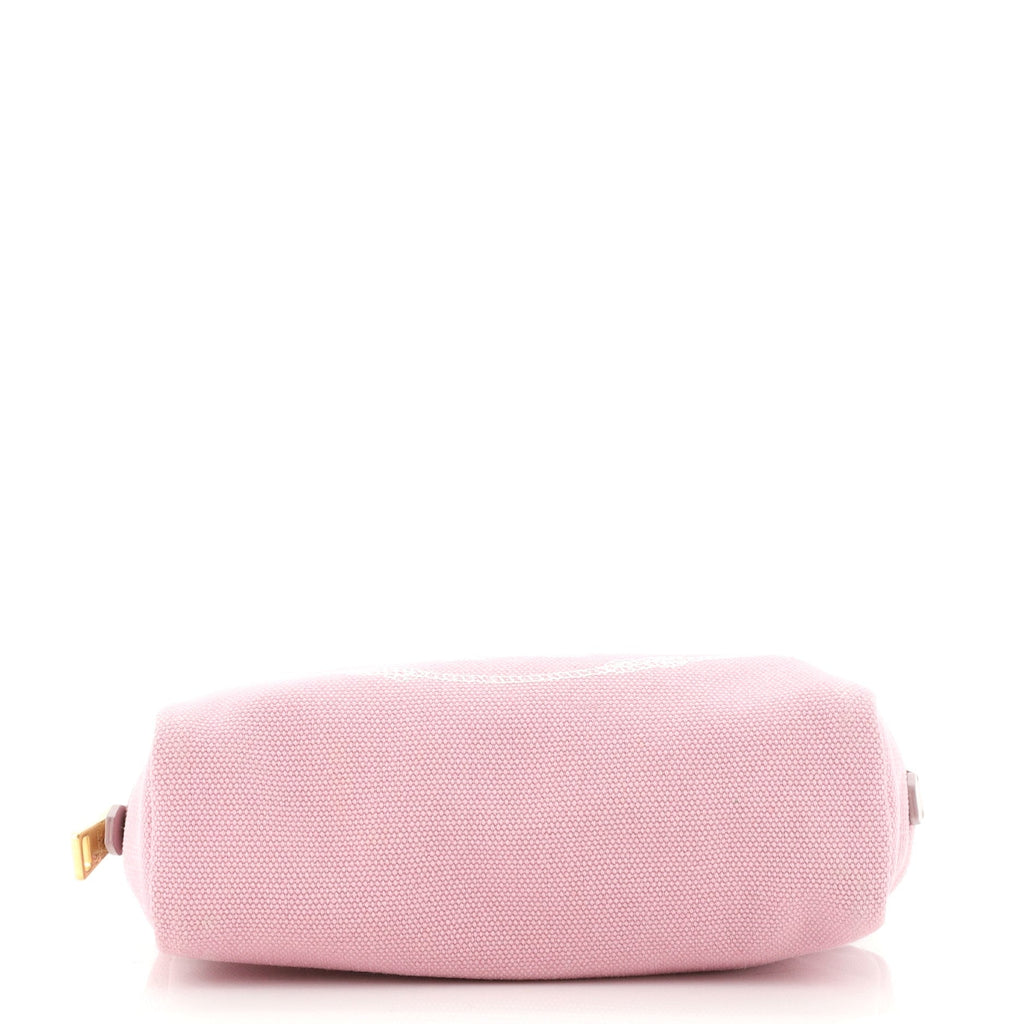 Logo Cosmetic Pouch Canvas Mini