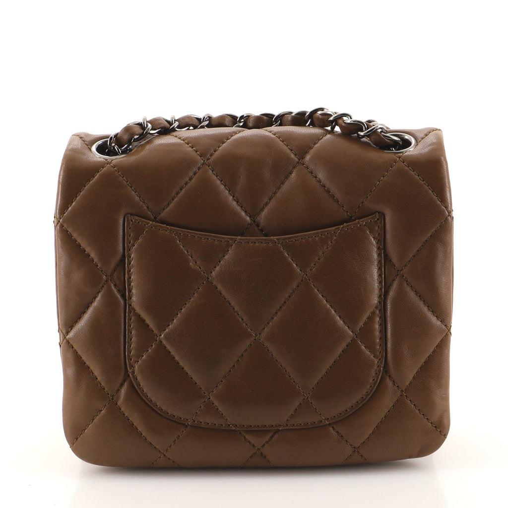 3 Flap Bag Quilted Lambskin Mini